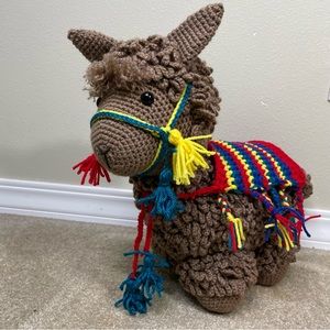 No Drama Llama 14” Amigurumi Handcrafted New